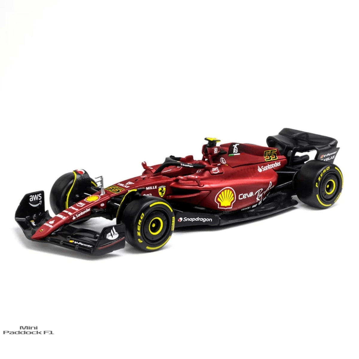 Ferrari F1-75 Carlos Sainz | Lançamento 2022 - Básico