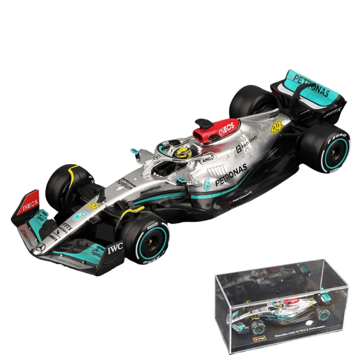 Mercedes W13 Lewis Hamilton | Lançamento 2022 Premium com Piloto