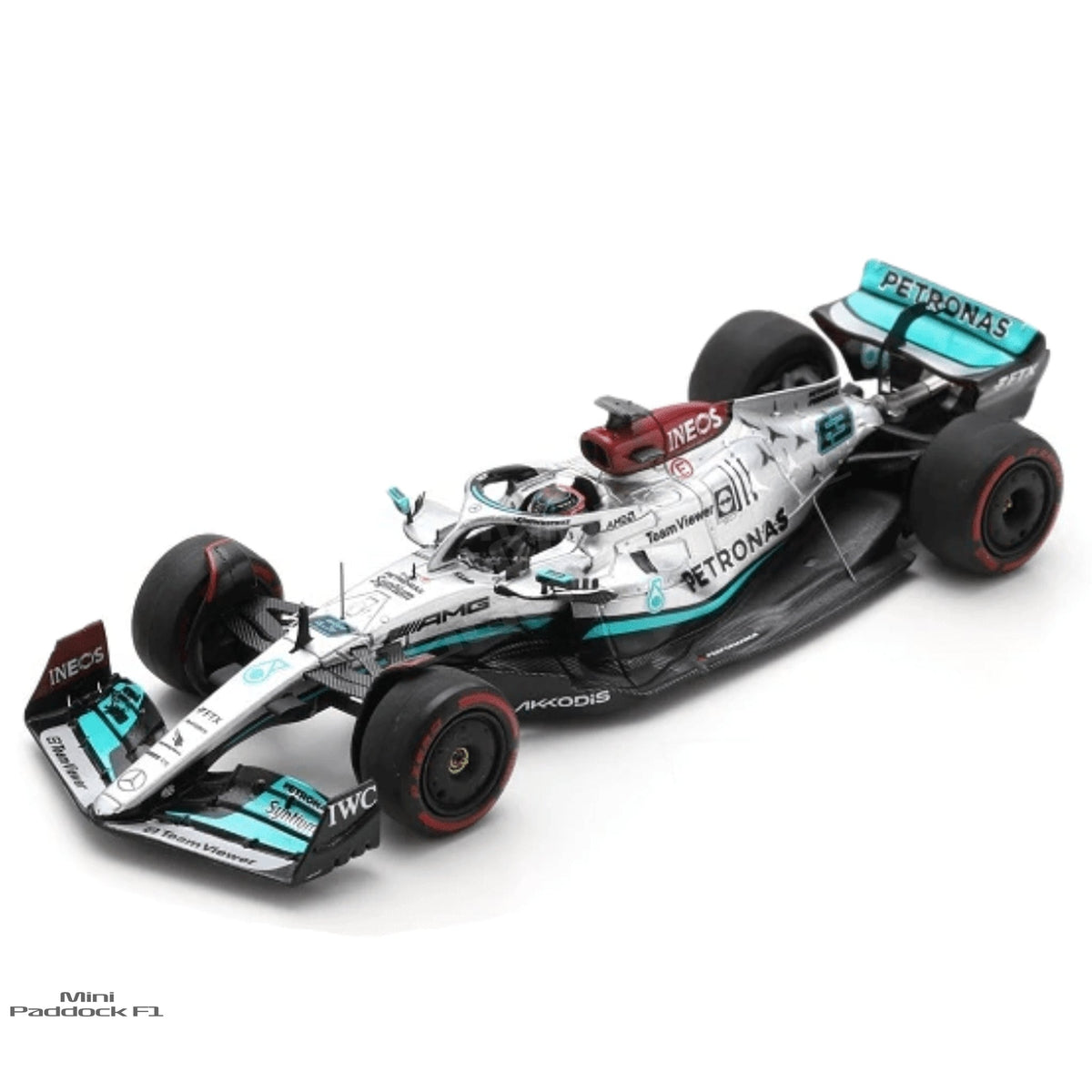 Mercedes W13 George Russell | Lançamento 2022 Premium com Piloto