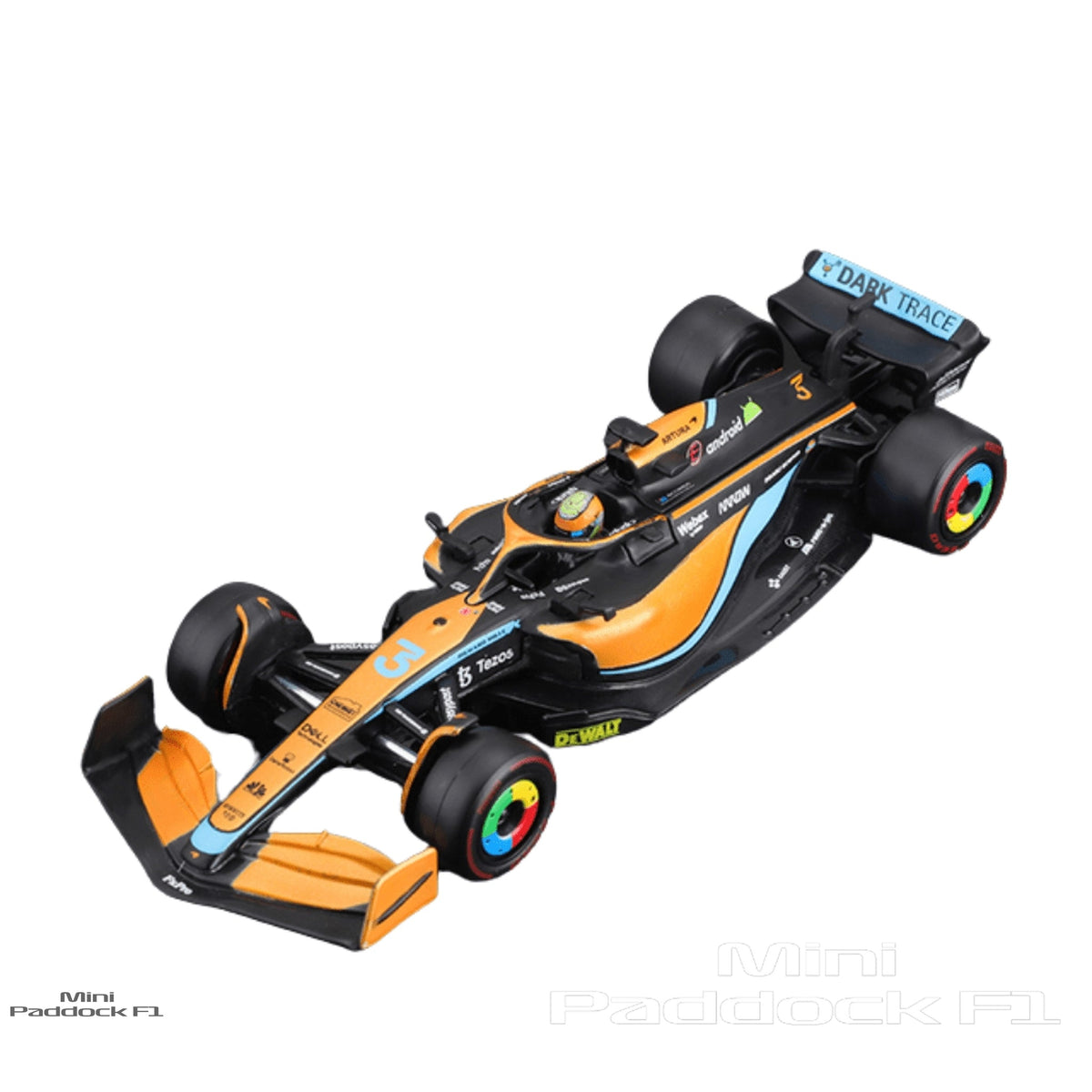 McLaren MCL36 Daniel Ricciardo | Lançamento 2022 - Premium com Piloto