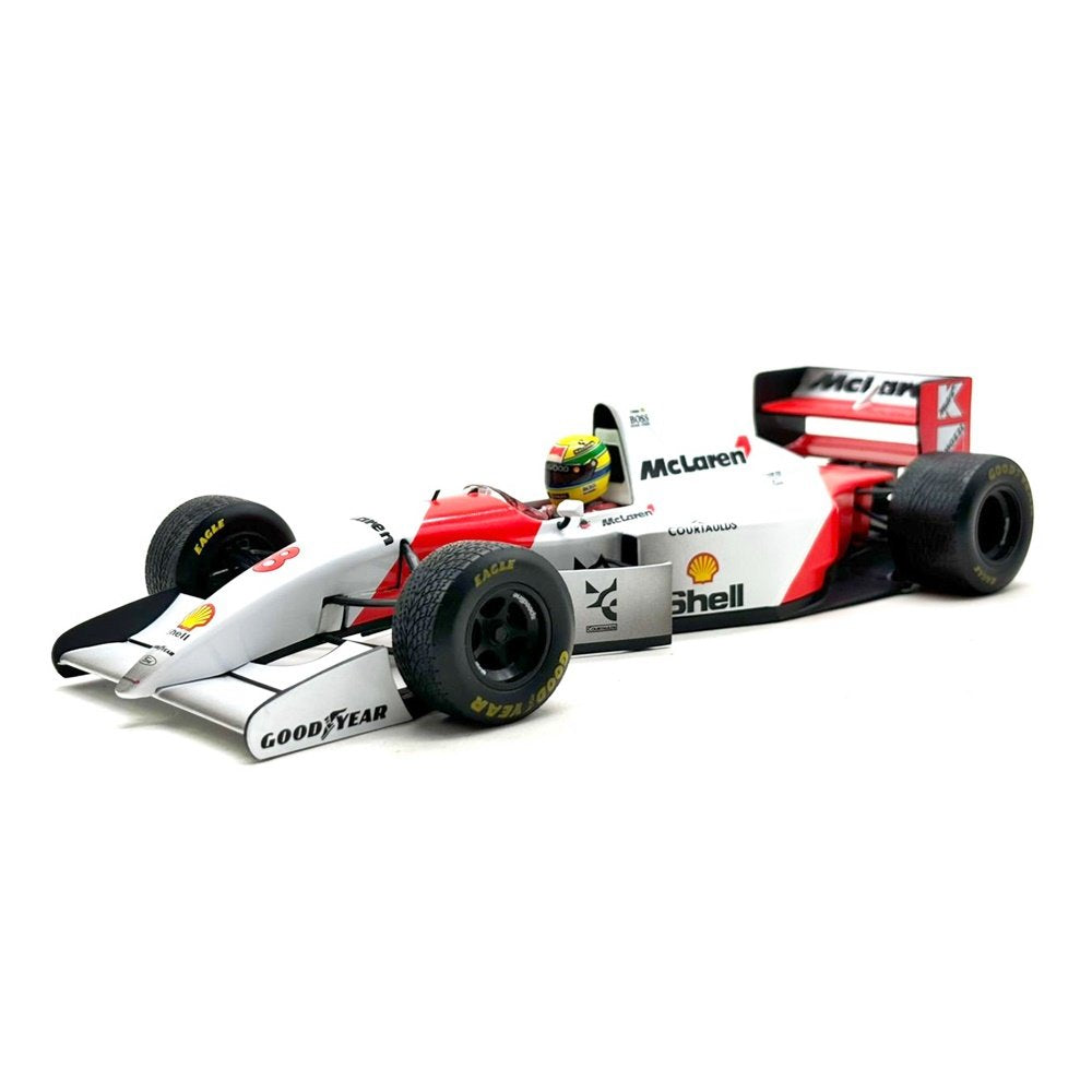 Miniatura Fórmula 1 McLaren Honda MP4/8 - Ayrton Senna - GP Europa 1993