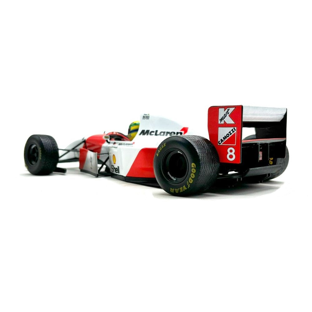 Miniatura Fórmula 1 McLaren Honda MP4/8 - Ayrton Senna - GP Europa 1993